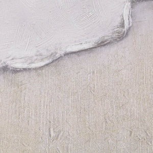 English Elm Hand Embellished Neutral Abstract 5-Piece Gallery Canvas Set with Glitz Texture, Easy Hang Decor B03598860