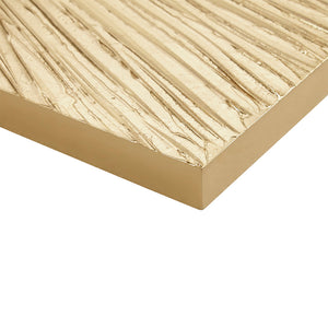 English Elm Hand Painted Madison Park Sunburst Triptych 3-Piece Dimensional Resin Wall Art Set, Gold Metallic Texture, 15x45 Each, Easy Hang B03599364