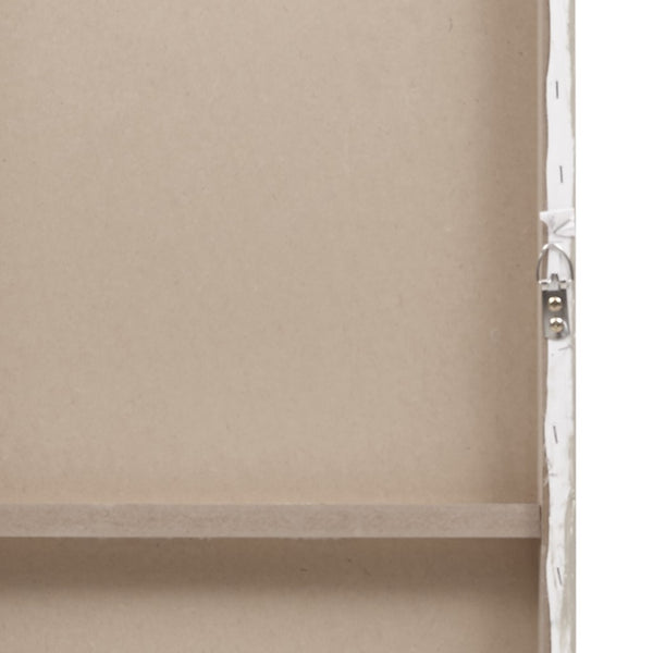 English Elm Heavily Embellished Madison Park 3-Piece Canvas Wall Art Set, Hand-Painted Taupe Ombre with Stone Texture B03598837