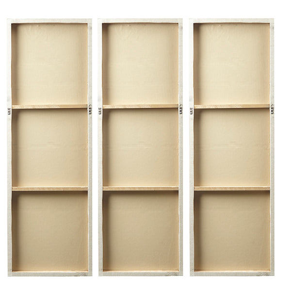 English Elm Hand Painted Madison Park Sunburst Triptych 3-Piece Dimensional Resin Wall Art Set, Gold Metallic Texture, 15x45 Each, Easy Hang B03599364