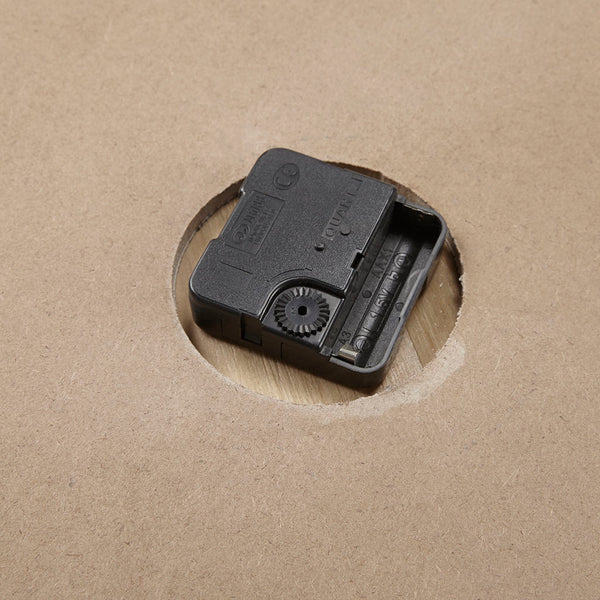 English Elm 23.6" Mason Wood Wall Clock - 23.6" Rustic Grey Metal Frame, Roman Numerals, Large Farmhouse Decor B03598870