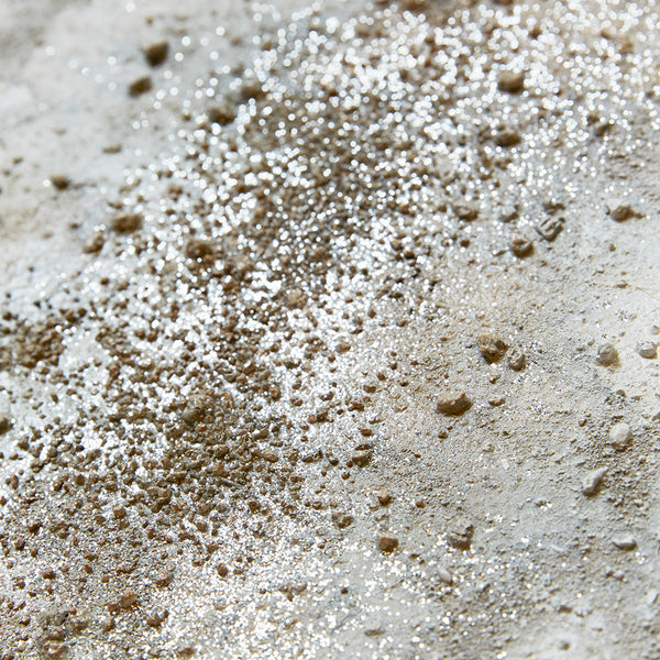 English Elm Heavily Embellished Madison Park 3-Piece Canvas Wall Art Set, Hand-Painted Taupe Ombre with Stone Texture B03598837