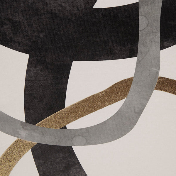 English Elm Gold Foil Abstract Framed Canvas Set by Madison Park – 2-Piece Black, Grey & Gold Modern Wall Art B03598857