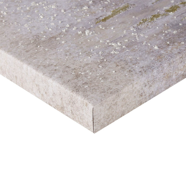 English Elm Hand Embellished Neutral Abstract 5-Piece Gallery Canvas Set with Glitz Texture, Easy Hang Decor B03598860