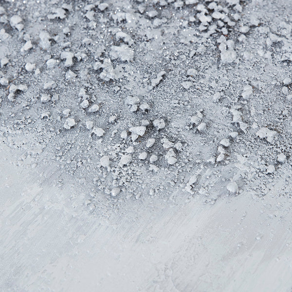 English Elm Heavily Embellished Madison Park Glimmer 2-Piece Canvas Wall Art Set with Metallic Texture and Sparkle Grey 37 L x 6 W x 18 H B03598856