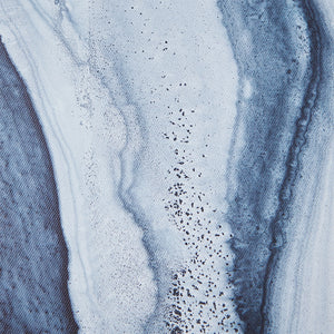 English Elm Diptych Ethereal 2-Piece Framed Canvas Wall Art Set by Megan Swartz — Blue Abstract Gel-Coated Modern Decor B03598827