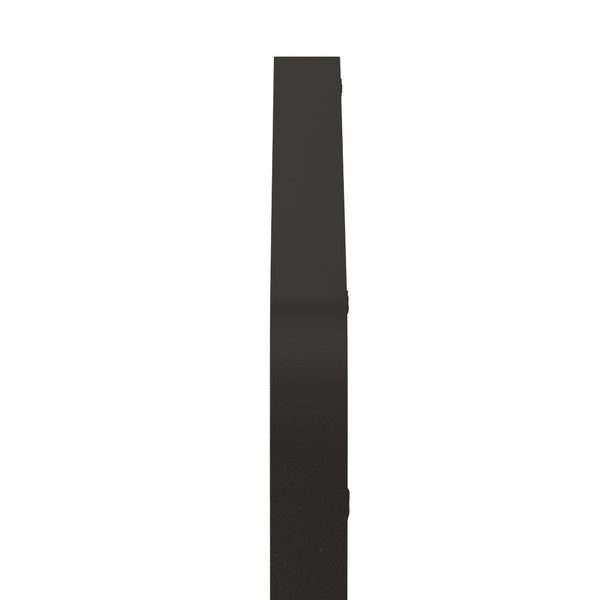 English Elm Wall Mirror Slim Black Metal Frame Rectangular 30x40 Moisture Resistant Modern Decor W1435107733