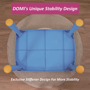 English Elm Kids Table Spacious Rectangular Activity Table for School Home Play Reading Dining Safe Easy Clean Blue W1859113381