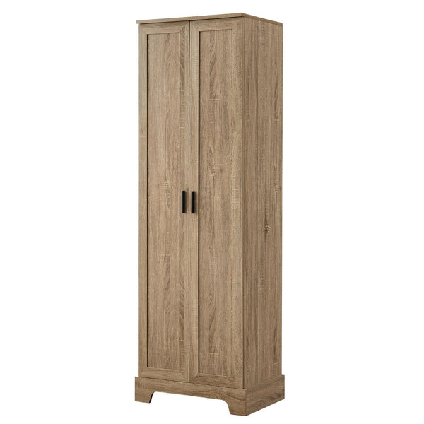 English Elm Storage Cabinet Freestanding Mdf Two Door Adjustable Shelving for Home Office Bath N725P331419D