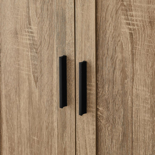 English Elm Storage Cabinet Freestanding Mdf Two Door Adjustable Shelving for Home Office Bath N725P331419D