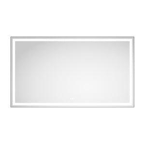 English Elm 84in. Matte Black Framed Led Vanity Mirror Dimmable Anti-fog Full Length Wall Mount W127294621