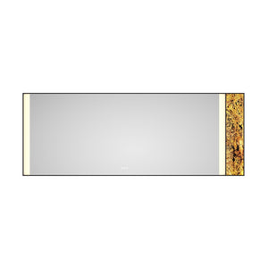 English Elm 96x36 Inch Backlit Bathroom Wall Mirror Anti-fog Led Vanity with Touch Control W1272103535