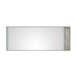 English Elm 96x36 Inch Backlit Bathroom Wall Mirror Anti-fog Led Vanity with Touch Control W1272103535