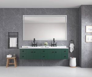 English Elm 60in. Led Bathroom Wall Mirror with Anti-fog Three Color Temps and Touch Control W1272P144854