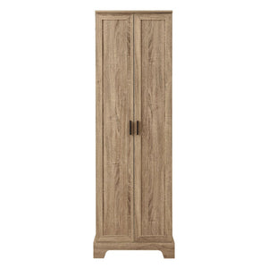 English Elm Storage Cabinet Freestanding Mdf Two Door Adjustable Shelving for Home Office Bath N725P331419D