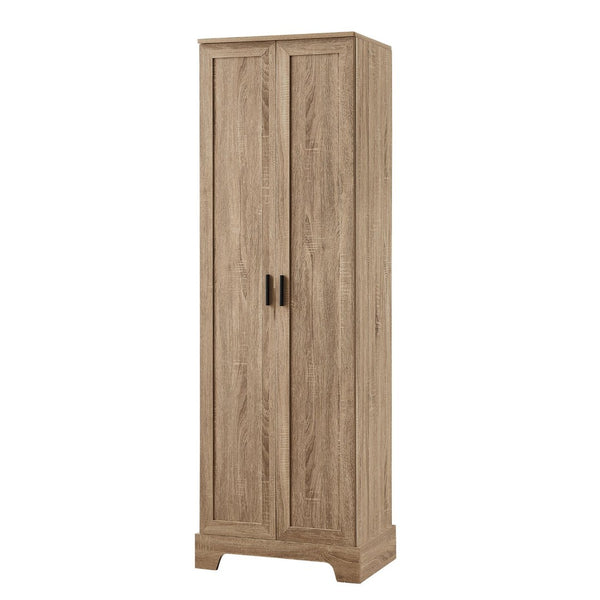 English Elm Storage Cabinet Freestanding Mdf Two Door Adjustable Shelving for Home Office Bath N725P331419D