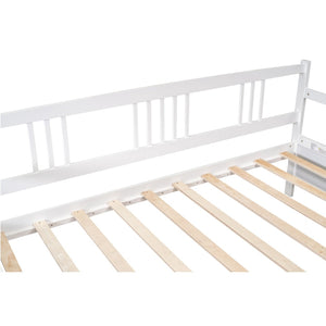 English Elm Twin Pine Wood Daybed with Storage Drawers for Guest or Kids Room Decor WF295029AAK