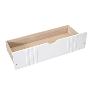 English Elm Twin Pine Wood Daybed with Storage Drawers for Guest or Kids Room Decor WF295029AAK
