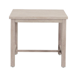 English Elm Steve Silver - Durable Outdoor End Table - Weather-Resistant Aluminum, Coastal Style, Adjustable Levelers, Low-Maintenance B081110057-GIGA