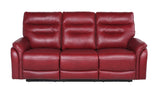 Steve Silver Top-Grain Leather Motion Set: Wine or Coffee Color, Reclining with USB Control Panel