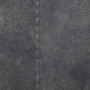 English Elm Steve Silver - Transitional Morrison Power Reclining Sofa in Grey Faux-Suede with USB, Power Headrest & Footrest, Durable Build B081109522