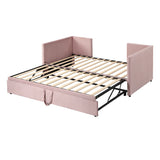 Immense Twin Size Upholstered Daybed with Pop Up Trundle