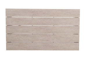 English Elm Steve Silver - Durable Aluminum Coffee Table - Stylish Whitewashed Birch, Weather-Resistant, Lightweight & Easy Care B081110056-GIGA