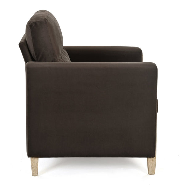 English Elm 1 Seat Pu Leather Accent Sofa with Pocket Spring Foam Cushion for Living Room W680106031