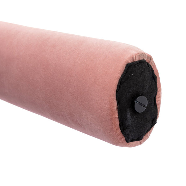 English Elm Contemporary Velvet Upholstered Dining Accent Chair with Curved Back, Steel Frame, Plush Foam Comfort Pink W395103725