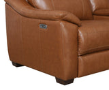 English Elm Steve Silver - Leather Sectional Collection - Whiskey Coach Top-Grain Leather - Style And Spacious Seating