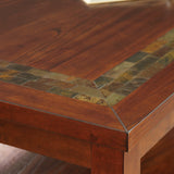 English Elm Steve Silver - Davenport Slate End Table