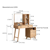 English Elm Dresser Table Dresser 100% Solid Oak Table Table Desk Top Table Dresser Compact Dresser Accessories Storage Width 90Cm Storage Drawer Natural Wood Natural