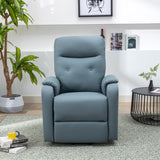 English Elm Massage Recliner Chair Electric Power Lift Chairs With Side Pocket, Adjustable Massage and Heating Function For Adults and Seniors, Squirrel Grey