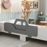 Hearth and Haven Car-Shaped Twin Wood Bed with Bench, White W50489972