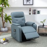 English Elm Massage Recliner Chair Electric Power Lift Chairs With Side Pocket, Adjustable Massage and Heating Function For Adults and Seniors, Squirrel Grey