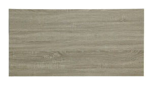 English Elm 5 Pc Two-Tone Counter Height Dining Set with Curved Wooden Stools Rustic Natural Finish, Sturdy B011115505