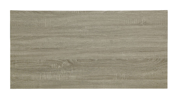 English Elm 5 Pc Two-Tone Counter Height Dining Set with Curved Wooden Stools Rustic Natural Finish, Sturdy B011115505