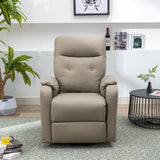 English Elm Massage Recliner Chair Electric Power Lift Chairs With Side Pocket, Adjustable Massage and Heating Function For Adults and Seniors, Olive Grey