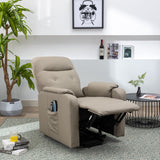 English Elm Massage Recliner Chair Electric Power Lift Chairs With Side Pocket, Adjustable Massage and Heating Function For Adults and Seniors, Olive Grey