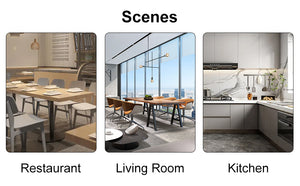 English Elm 1 Luxurious Modern Glass Dining Table & 8 White Pu Chairs With Gold Legs For Stylish Interiors W1151S00456