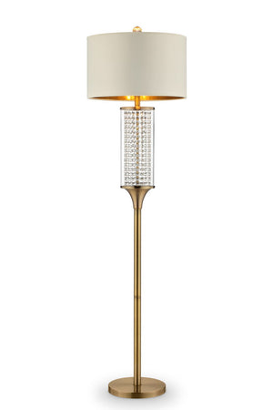 English Elm 62.25-Inch Bradie Brushed Nickel LED Arc Floor Lamp – Energy-Saving 18W 1600 Lumen 3000K Warm Glow Multicolor B072116308