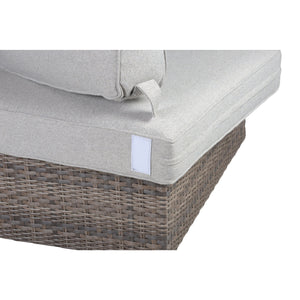 English Elm Steve Silver - Weather-Resistant Gray Sectional Sofa: Fade & Stain-Resistant Polyester, Removable Cushions, Cozy 41.3" B081S00007