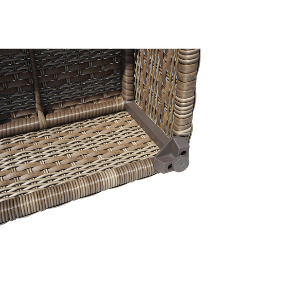 English Elm Steve Silver - Weather-Resistant Gray Sectional Sofa: Fade & Stain-Resistant Polyester, Removable Cushions, Cozy 41.3" B081S00007