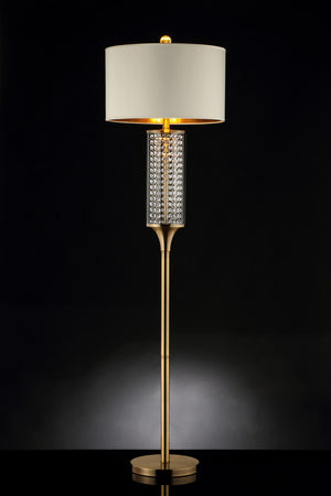 English Elm 62.25-Inch Bradie Brushed Nickel LED Arc Floor Lamp – Energy-Saving 18W 1600 Lumen 3000K Warm Glow Multicolor B072116308