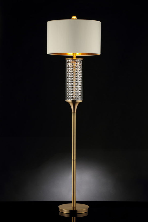 English Elm 62.25-Inch Bradie Brushed Nickel LED Arc Floor Lamp – Energy-Saving 18W 1600 Lumen 3000K Warm Glow Multicolor B072116308