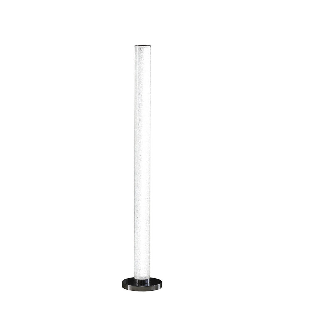 English Elm 49" LED Illuminari White Crystal Sand Rocks Column Floor Lamp - 360 LEDs, 4200lm Bright, Chrome Base, UL Listed, 6500K B072116169