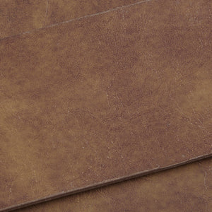 English Elm Faux Leather Woven Counter Stool Oslo — Mid-Century Pecan Wood Frame, Durable PU Blend Seat, 24"H Comfortable B035118570