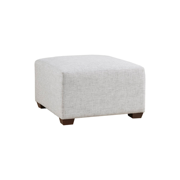 English Elm Modular Ottoman — Versatile 30"W x 30"D Plush Polyester Seat with Foam Cushion, Dark Espresso Legs, Spot Clean B035118627