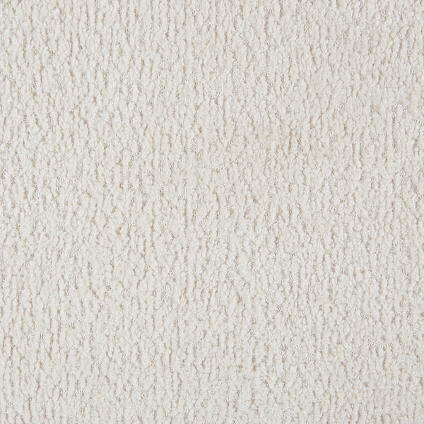 English Elm Boucle Sleek Waterfall Bench 42" Cream Bouclé Upholstered Seat Solid Wood Frame 400lb Capacity B035118521