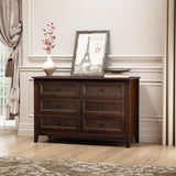 Hearth and Haven Solid Wood Spray-Painted Drawer Dresser Bar, Buffet Tableware Cabinet Lockers Buffet Server Console Table Lockers, Retro Round Handle, Applicable To The Dining Room, Living Room, Kitchen Corridor, Auburn W679103294 W679103294